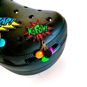 KAPOW! Superhero Patch Shoe Charms for CROCS